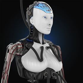 3D female robot