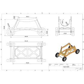 2D to 3D CAD of a trolley