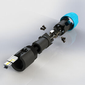 Loudspeaker cable connector