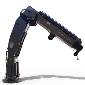 Knuckleboom crane design