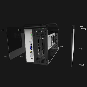 Mini computer case industrial design