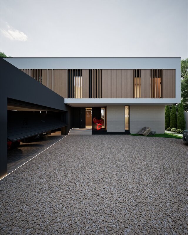 Luxury Modern Villa - Photorealistic Visualization